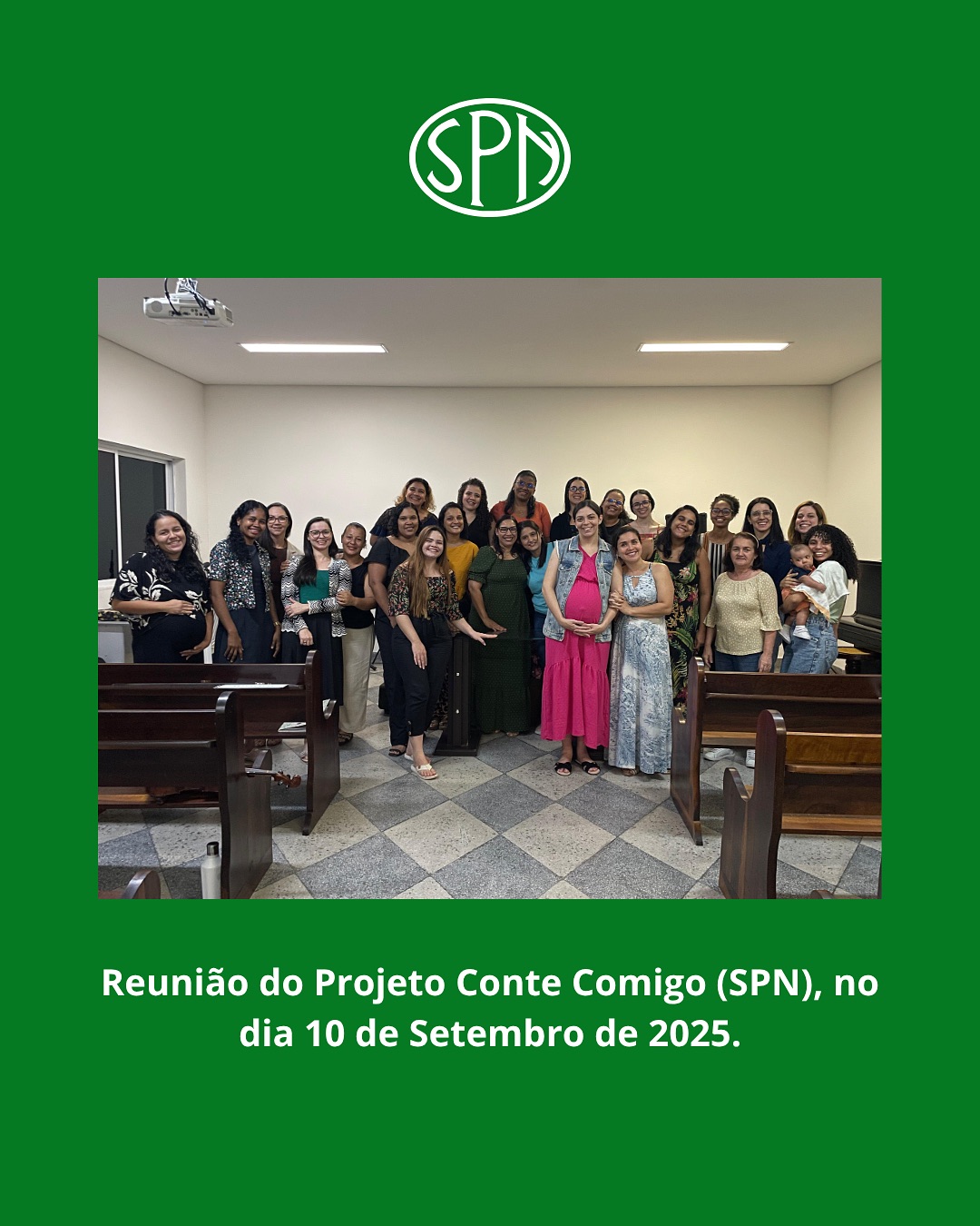 Reunião do Projeto Conte Comigo em Setembro