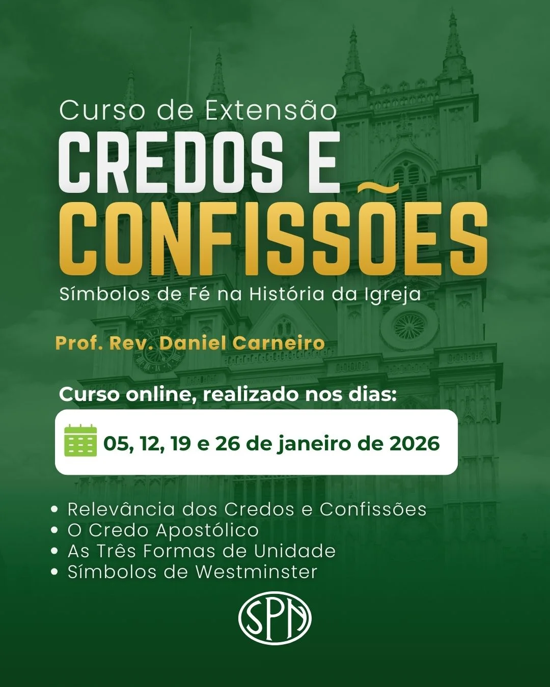Curso de Extensão Credos e Confissões